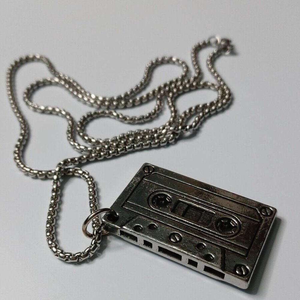 Old School B Boy Cassette Tape Necklace